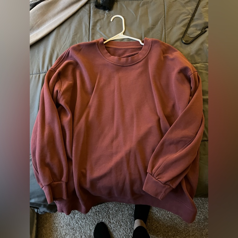 Lululemon Maroon Crewneck